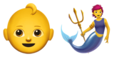 The Little Mermaid in emojis