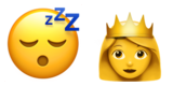 Sleeping Beauty in emojis