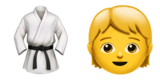 The Karate Kid in emojis