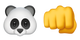 Kung Fu Panda in emojis