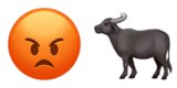 Raging Bull in emojis