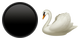 Black Swan in emojis